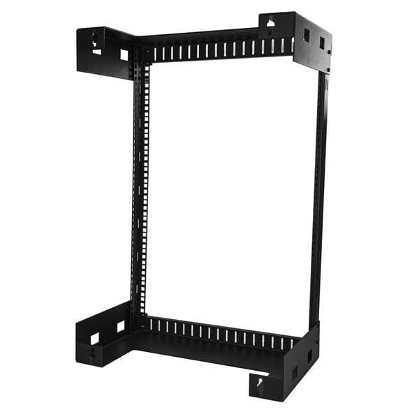 StarTech.com 15U väggfäste serverställ med öppen ram serverskåp 30 cm djupt