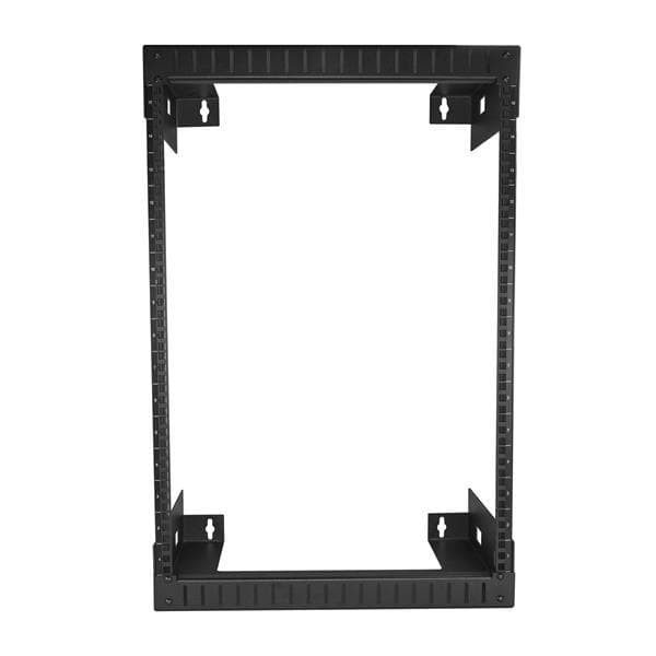 StarTech.com 15U väggfäste serverställ med öppen ram serverskåp 30 cm djupt
