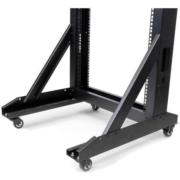StarTech 42U åben serverrackramme med hjul - 2 postserverrack