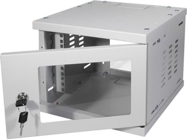 LogiLink W06Z33G Vægstativ 4U 20kg Grå stativ
