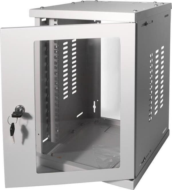 LogiLink W09Z33G Vægstativ 8U 20kg Grå stativ