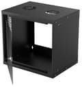 Miniatyrbillede 3 af 3: Intellinet 19 Vægvertiler Basic Line 9HE schwarz 19 tommer vægskab (BxHxD) 540 x 487 x 400 mm 9 HE Sort (RAL 9005)
