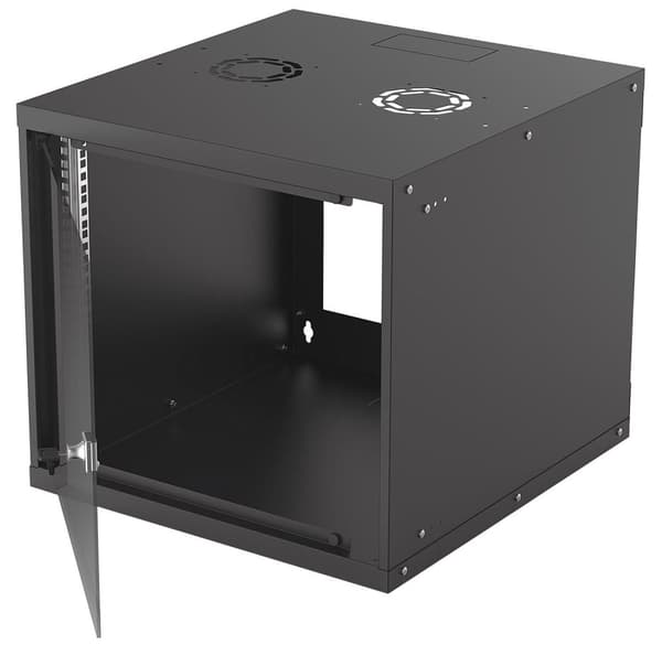 Intellinet 19 Vægvertiler Basic Line 9HE schwarz 19 tommer vægskab (BxHxD) 540 x 487 x 560 mm 9 HE Sort (RAL 9005)