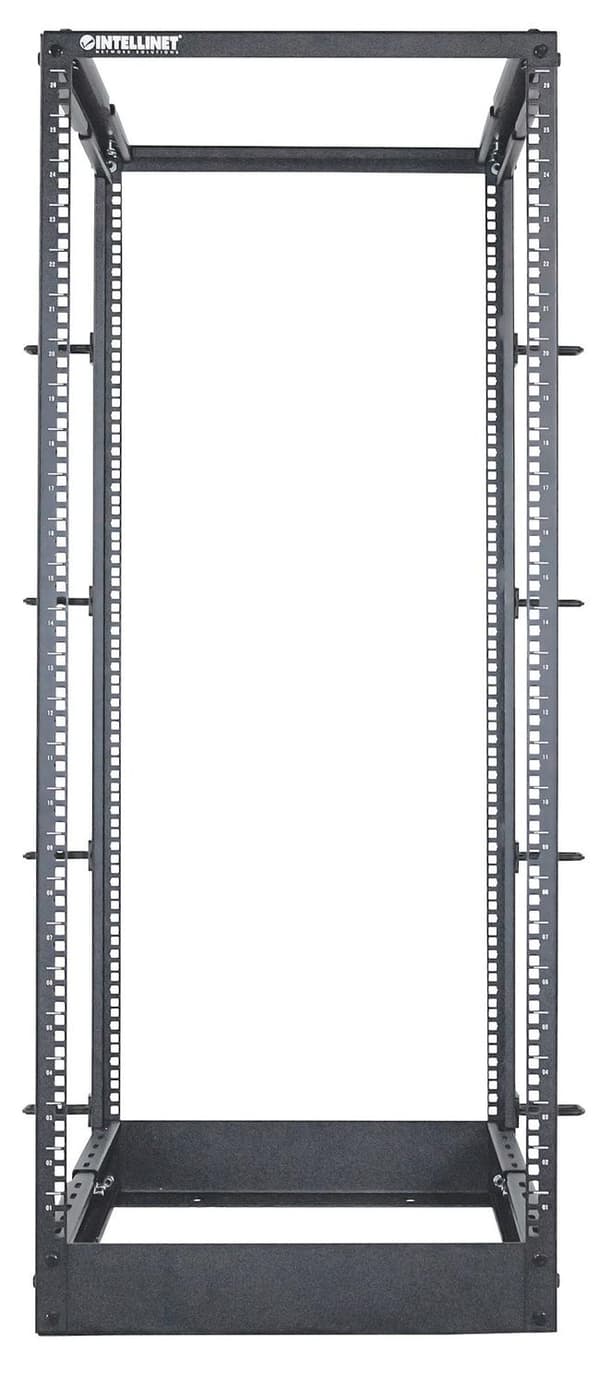 Intellinet 714242 rack 26U Fritstående rack Sort
