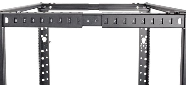 Intellinet 714242 rack 26U Fritstående rack Sort