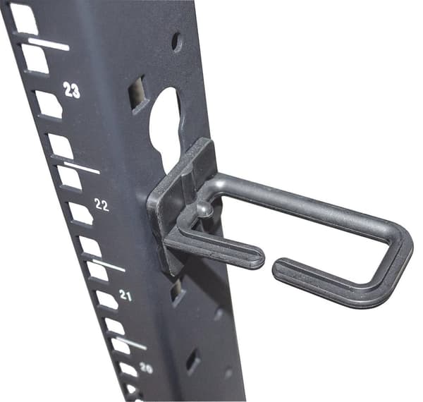Intellinet 714242 rack 26U Fritstående rack Sort