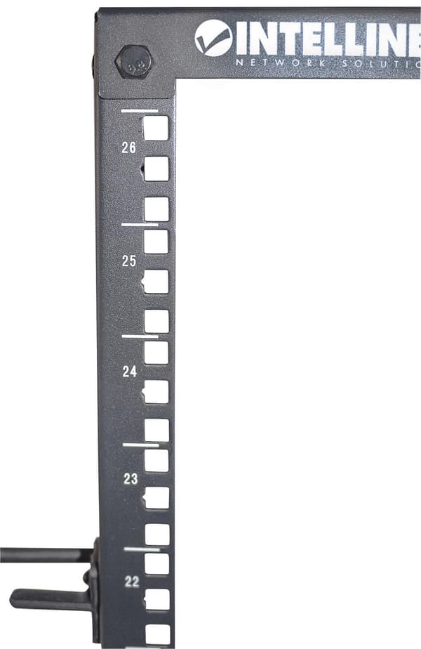 Intellinet 714242 rack 26U Fritstående rack Sort