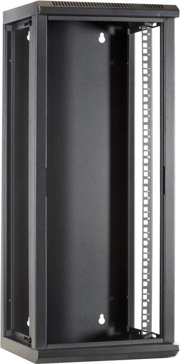 10 tommer 15U serverskab med glaslåge 312x310x752mm (BxDxH)