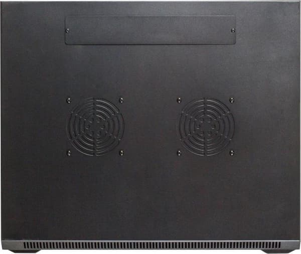 DSIT 6U Server rack skab - Vægskab 19" med glas frontdør, (BxDxH) 600x600x368mm