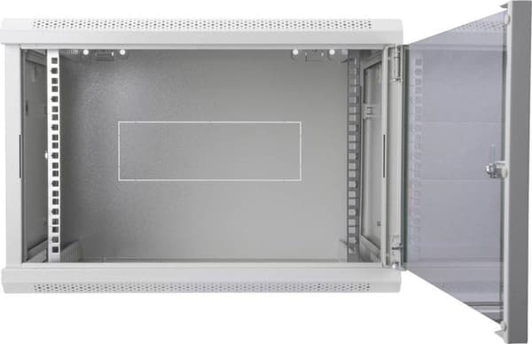 Digitus DN-19 09-U-EC 19 tommer vægskab (BxHxD) 600 x 505 x 450 mm 9 U Grå-hvid (RAL 7035)