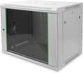 Miniatyrbillede 7 af 8: Digitus DN-19 09-U-EC 19 tommer vægskab (BxHxD) 600 x 505 x 450 mm 9 U Grå-hvid (RAL 7035)