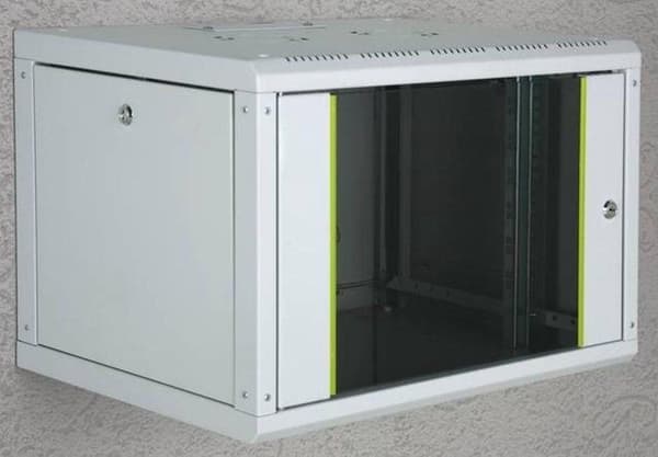 Digitus DN-19 07U-6/6 19 tommer vægskab (BxHxD) 600 x 420 x 600 mm 7 U Grå-hvid (RAL 7035)