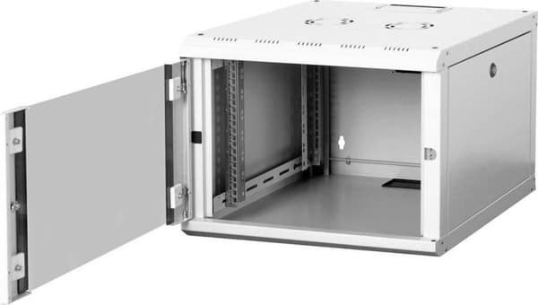 Digitus DN-19 07U-6/6 19 tommer vægskab (BxHxD) 600 x 420 x 600 mm 7 U Grå-hvid (RAL 7035)