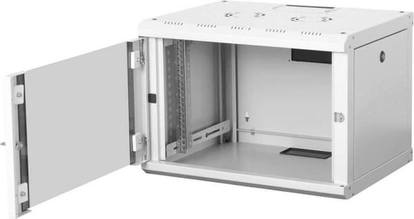 Digitus DN-19 07-U 19 tommer vægskab (BxHxD) 600 x 420 x 450 mm 7 U Grå-hvid (RAL 7035)