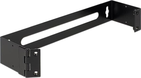 10'' Patch Panel hus 1U - metal / sort