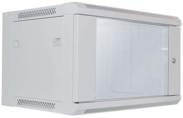 Intellinet - Vægskab - Grå, RAL 7035 - 6U - 48,3 cm (19") (711722)
