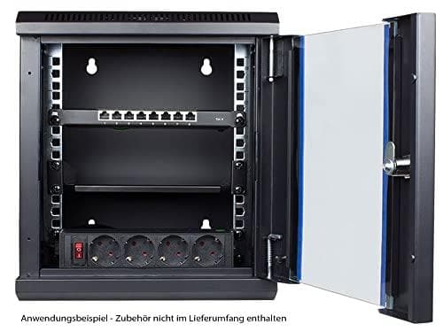 GC R0114 - 25,40 cm (10") væghus 15U dybde 300 mm sort (GC-R0114)