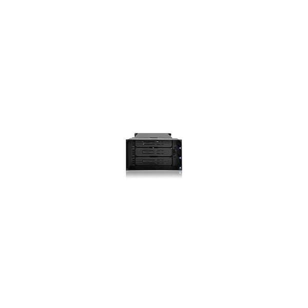 ,ICY DOCK FlexiDOCK MB830SP-B - 3.5 SAS / SATA HDD Triple Bay Rack,, för 5.25 externt enhetsfack,,,