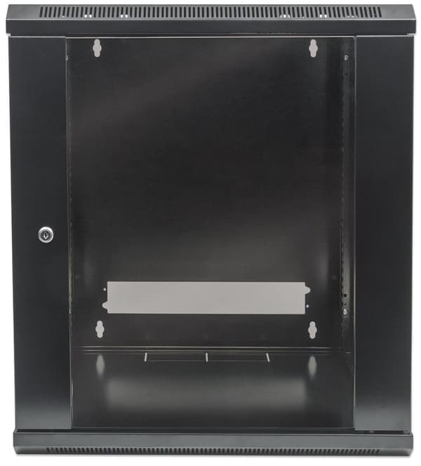 Intellinet - Vægskab - Sort, RAL 9005 - 9U - 48,3 cm (19") (711777)