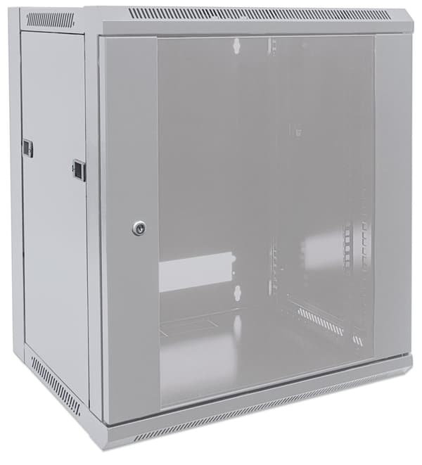 Intellinet - Vægskab - Grå, RAL 7035 - 9U - 48,3 cm (19") (711807)