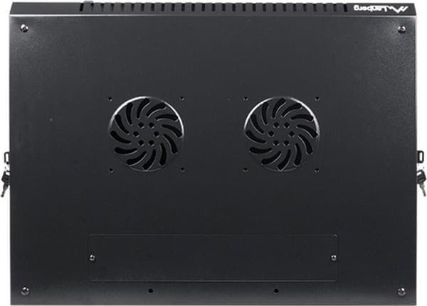 Lanberg WF01-6412-10B Rack 12U vægmonteret hylde Sort (WF01-6412-10B)