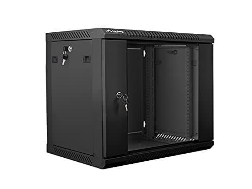 Lanberg WF01-6409-10B Rack 9U vægmonteret hylde Sort (WF01-6409-10B)