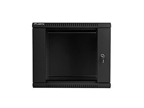 Lanberg WF01-6409-10B Rack 9U vægmonteret hylde Sort (WF01-6409-10B)