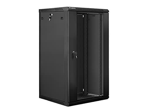Lanberg WF01-6622-10B Rack 22U vægmonteret hylde Sort (WF01-6622-10B)