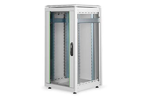 DIGITUS Professional Unique DN-19 22U-6/6-1 - skab - lysegrå, RAL 7035 - 22U - 48,3 cm (19") (DN-19 22U-6/6-1)