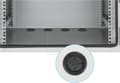 Miniatyrbild 4 av 6: INTELLINET industriell IP55 48,30cm (19") väggfördelare med integrerade fläktar, 12 U 600 mm djup, kylaggregat med två fläktar integrerade i taket, da