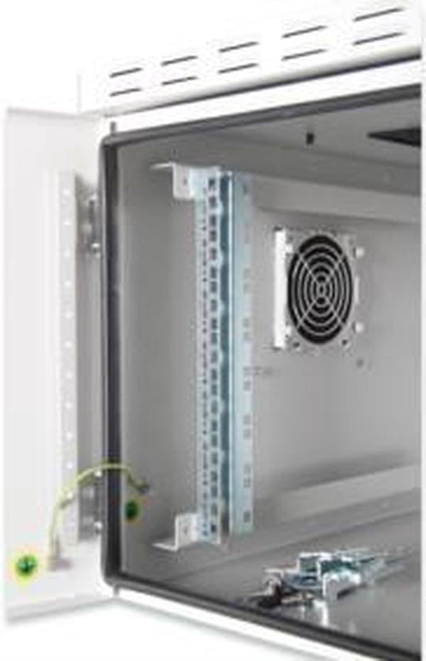 Digitus DN-19 07U-I-OD - Vægskab - Grå, RAL 7035, Pulverlakering - 16U (19") (DN-19 07U-I-OD)
