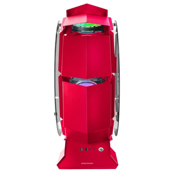 ATX Semi-tårn Boks Mars Gaming NCORB Red Rød RGB