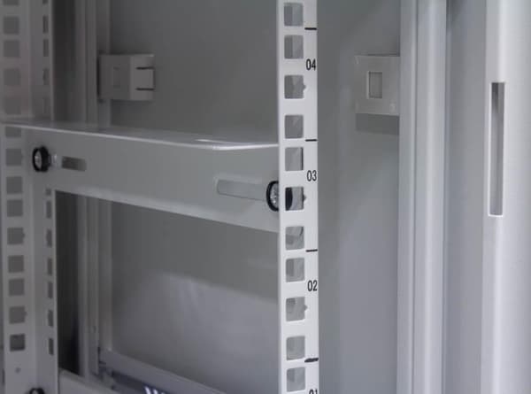 Alcasa GC-R0001 Seinäteline 4U Sininen, harmaa teline