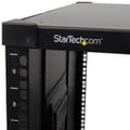 Miniatyrbild 2 av 6: StarTech.com Bärbart serverställ med handtag - Rullskåp - 9U - Skåp - Svart - 9U - 58,4 cm (23") (RK960CP)