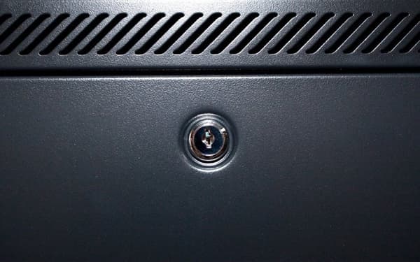 DSIT 12U miniserverskåp/serverskåp med glasdörr 600x800x720mm (BxDxH) - 19 tum