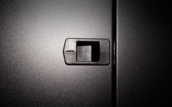 DSIT 12U miniserverskåp/serverskåp med glasdörr 600x800x720mm (BxDxH) - 19 tum