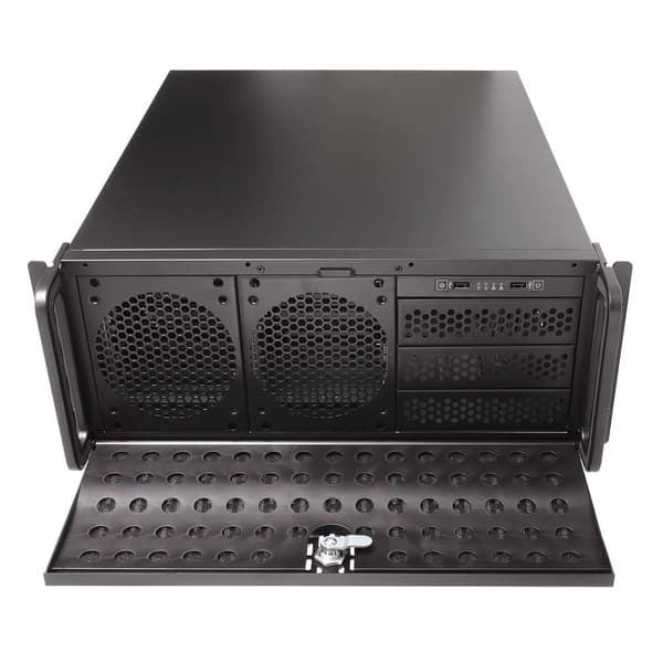 Unykach Rack Tower Case Uk 4129 4u 19´´ Svart
