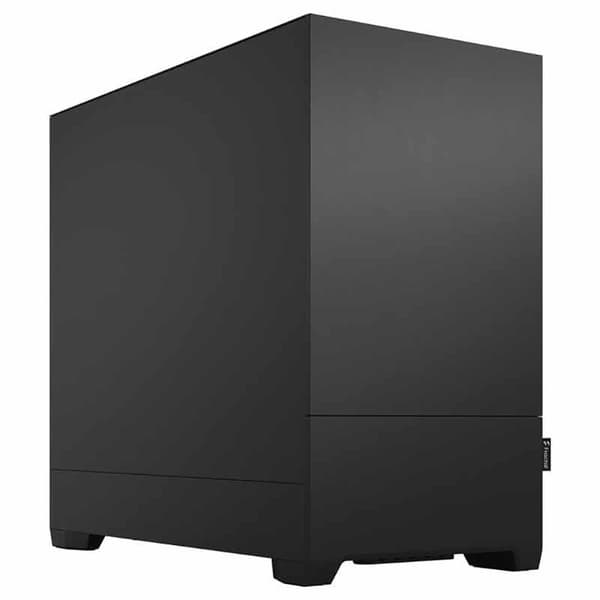 Fractal Tårnkasse Med Vindue Pop Mini Silent Sort Sort