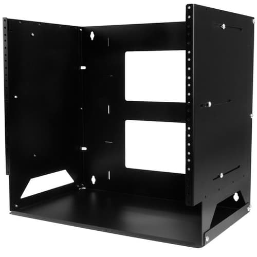 8U WALL-MOUNT RACK WITH SHELF/.