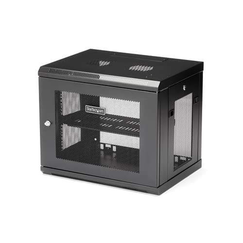 SERVER RACK 9U F. WALL/60X54 4X45CM BLACK