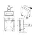 Miniatyrbillede 5 af 7: Neomounts THINCLIENT-10/Držák na mini PC/na držák displeje/VESA 100x100 /nosn. 10 kg/nastavení šírky 9-20 cm/bílý