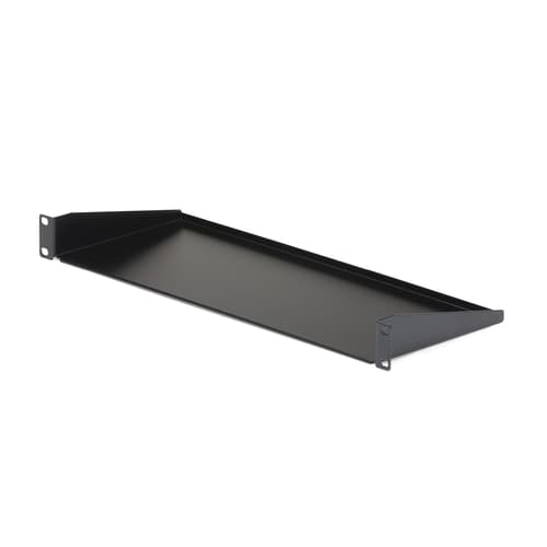 StarTech.com 1U Server Rack Cabinet Shelf, 7in Deep Fixed Cantilever Tray, Rackmount Shelf for 19" AV/Data/Network Equipment Enclosure with Cage Nuts