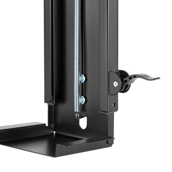 Maclean MC-885 B Datorhållare under skrivbord Svart Justerbar Max. 10 kg.