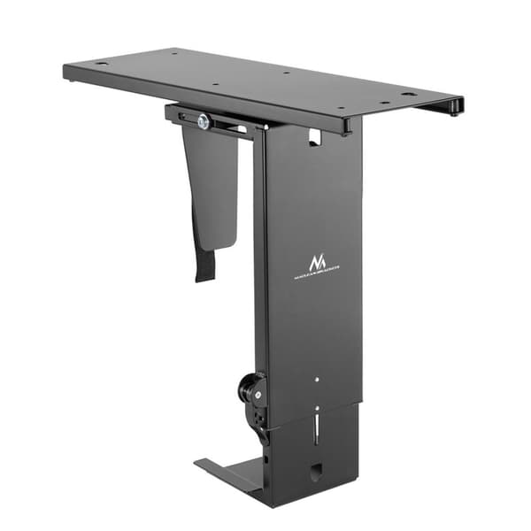Maclean MC-885 B Datorhållare under skrivbord Svart Justerbar Max. 10 kg.