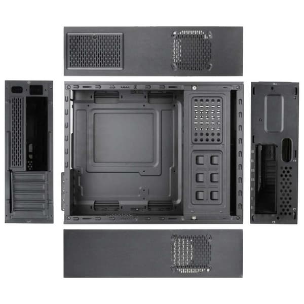 Tooq Tårnkasse Tqc-3005u3 Mini-itx/m-atx Slim Sort