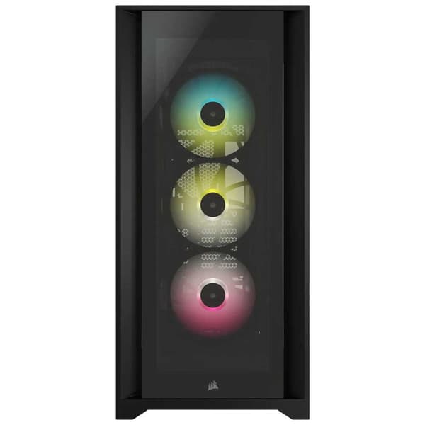 Corsair Tårnkasse Icue 5000x Tempered Glass Sort Sort