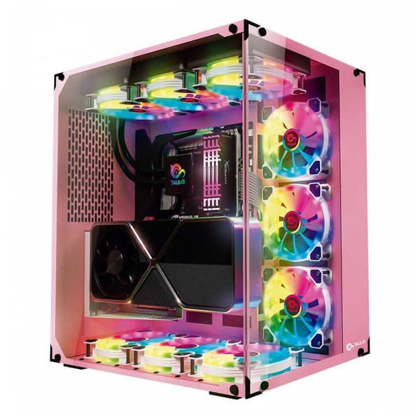 Talius Tårnkasse Cronos Orchid Rgb Crystal Rosa Rosa