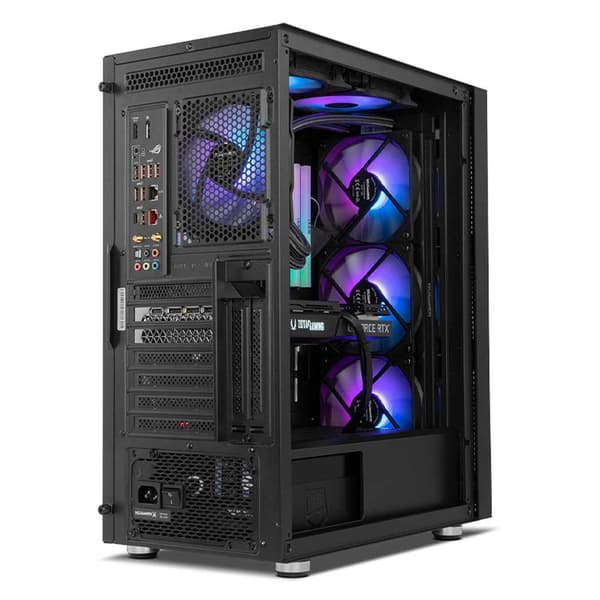 Nox Tower Case Hummer Horus Argb Crystal Musta