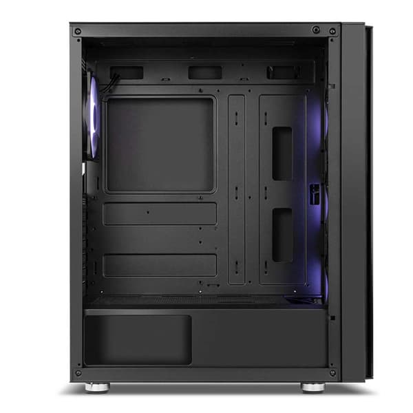 Nox Tower Case Hummer Horus Argb Crystal Musta
