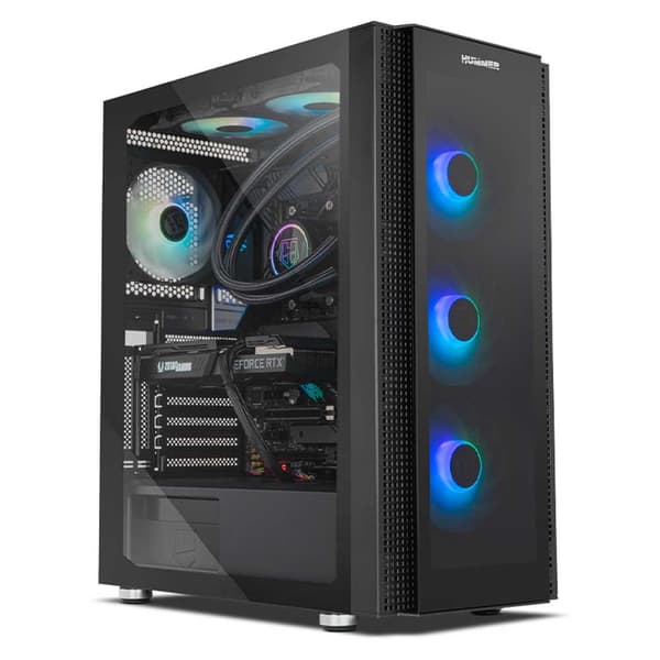 Nox Tårnkasse Hummer Horus Argb Crystal Svart Svart